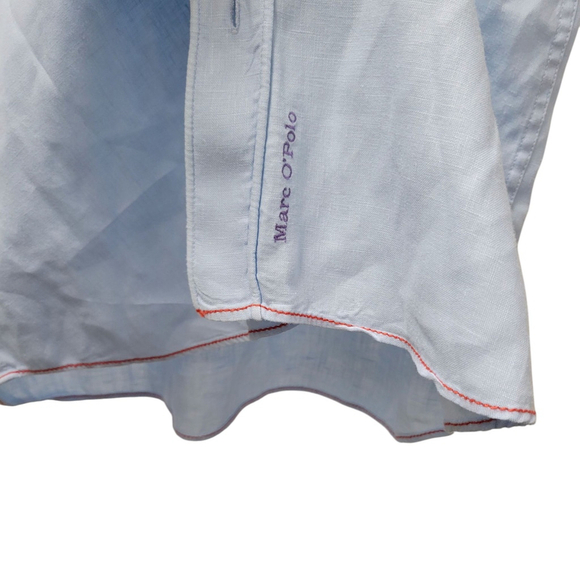 Marc O'Polo Short Sleeves Linen Shirt Men's Size Medium Excellent Condition - Picture 4 of 7